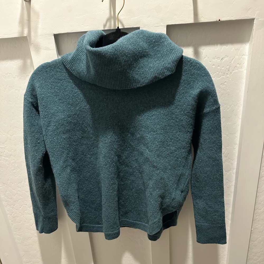 Tahari Deep‎ Teal Cowl Neck Sweater